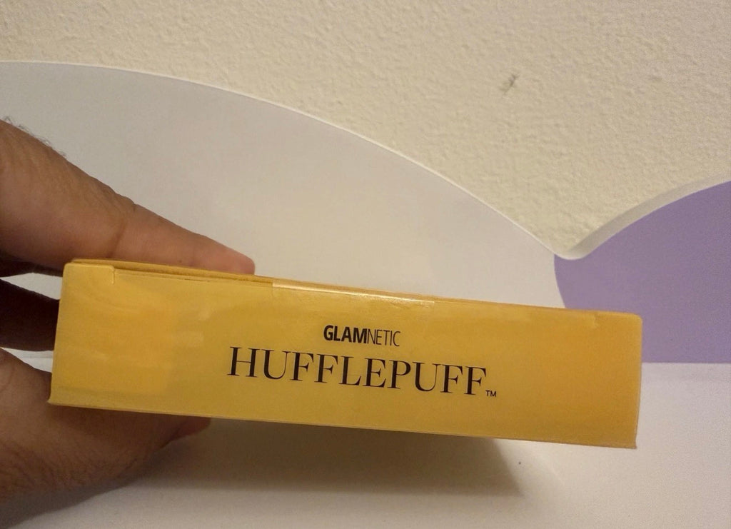 Glamnetic Hufflepuff 30 Press On Nails kit | Short Almond