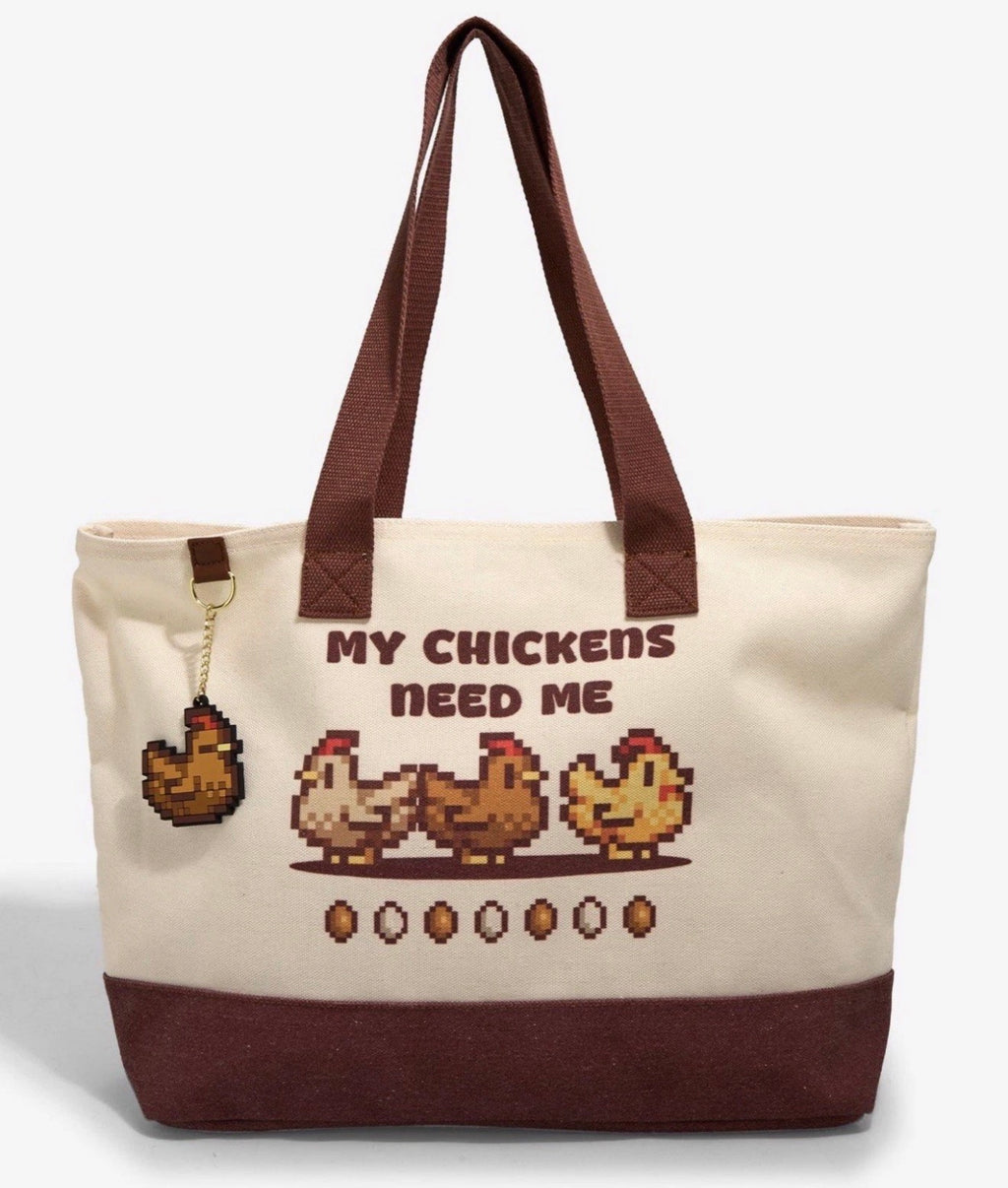 Stardew Valley Chickens Tote Bag