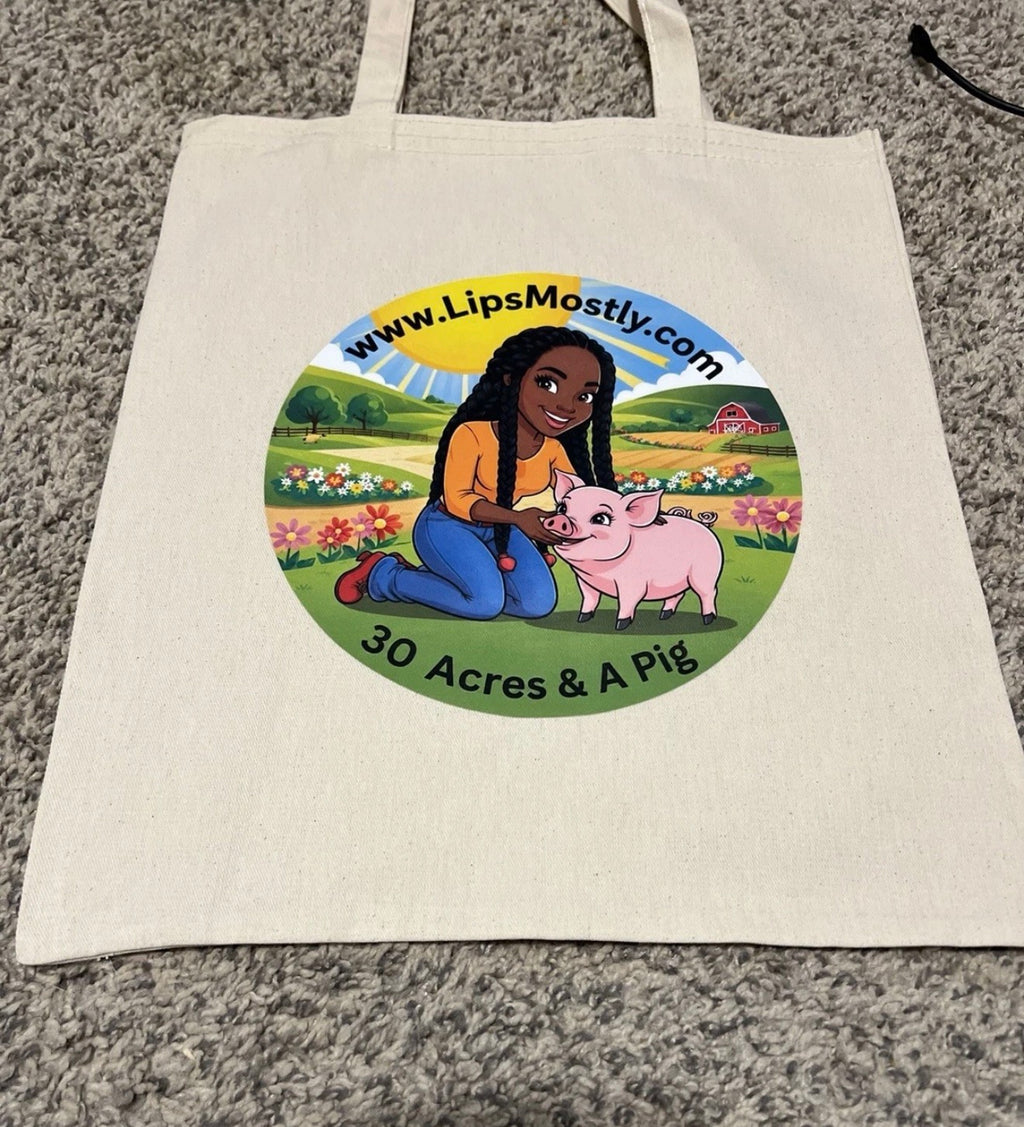 30 Acres And A Pig Full Size Tote