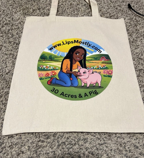 30 Acres And A Pig Full Size Tote