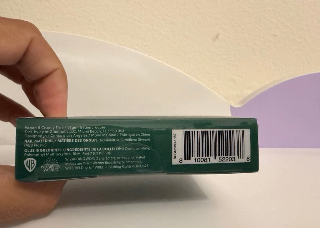 Glamnetic Press On Nails Parseltongue | Short Oval 30 Nail Kit w/ Glue
