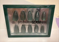 Glamnetic Press On Nails Slytherin | Short Oval 30 Nail Kit w/ Glue